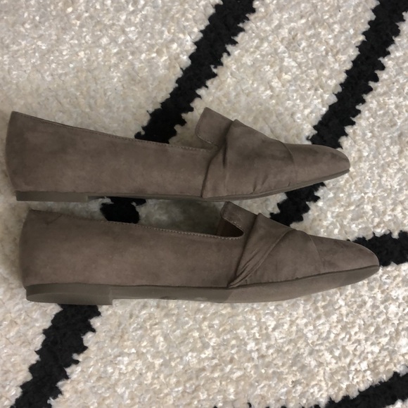 a.n.a Ana Gray 9.5 Flats Loafers Suede New Grey Karolina - Picture 5 of 6